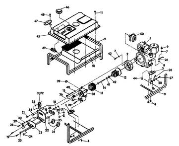 Ac Generator Diagram and Parts List for 5531-0-C2412  Briggs and Stratton Generator